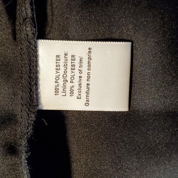 Gentle Fawn Black Shimmer Ruffled Mini Dress M - Picture 12 of 12